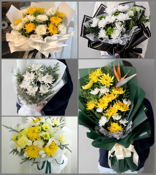 贵州贵阳息烽县小寨坝镇中心村白事花束代送